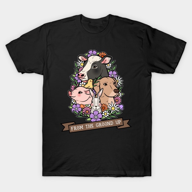 Homesteading - From The Ground Up T-Shirt by Poggeaux